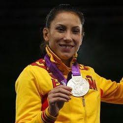 Brigitte Yagüe medalla de plata en Taekwondo 49 kilos España Juegos Olímpicos Londres 2012