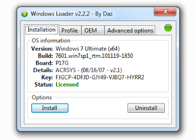Windows Daz Loader v2.2.2 Activator windows 7