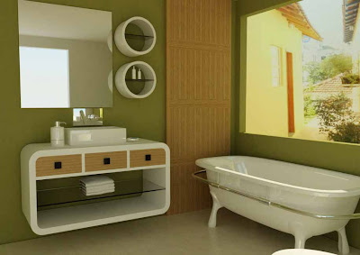 Desain Kamar Mandi Minimalis Cantik Mungil