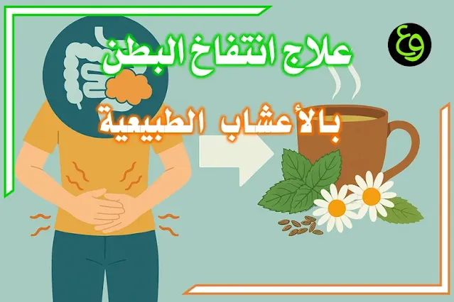 علاج انتفاخ البطن بالأعشاب الطبيعية