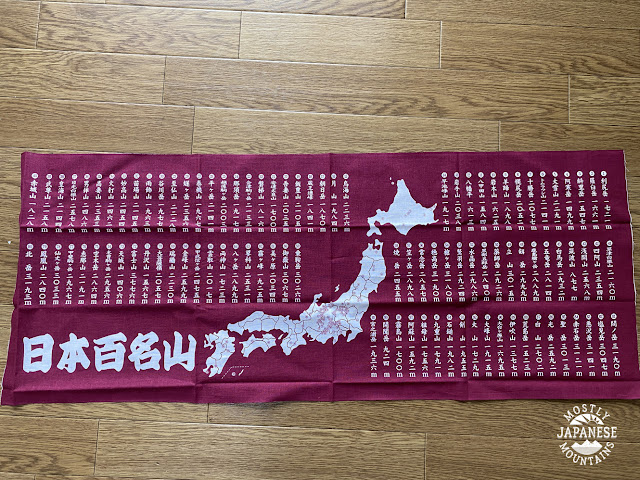Japan 100 Famous Mountain Banner