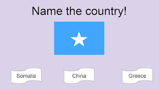 Name the country with a flag that is solid blue with a white star in the center. Choices are: Somalia, China, Greece