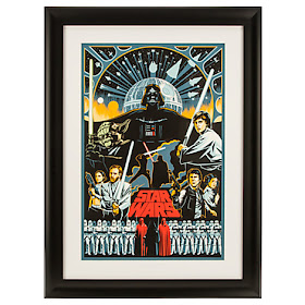 Star Wars Saga Screen Print by Eric Tan