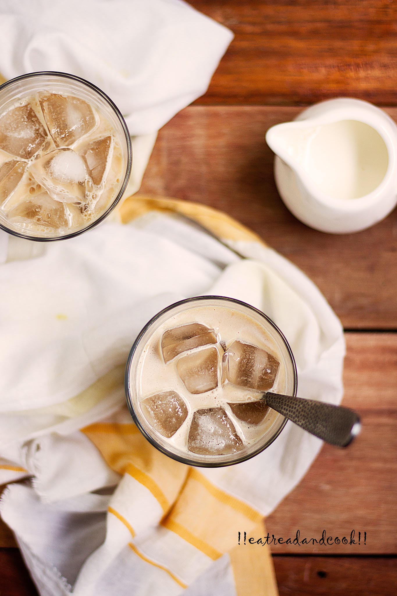 how to make Iced Vanilla Coffee recipe and preparation