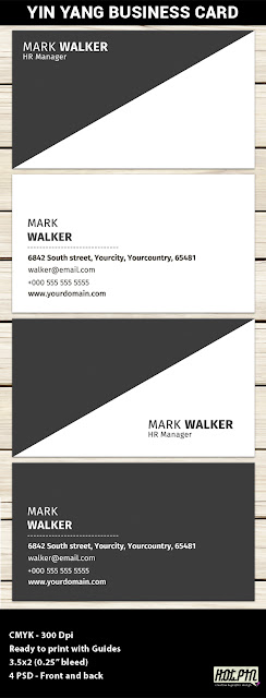  Yin Yang Business Card Template