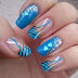 Blue nail Art: