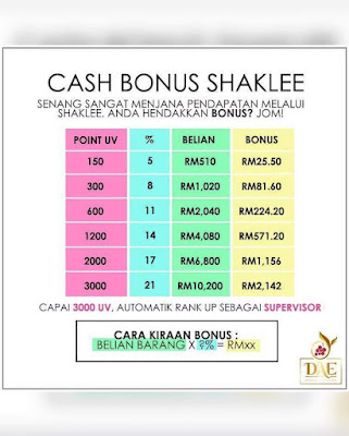 Duit raya awal shaklee