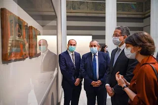 وزير السياحة يقوم بزيارة متحف بوشكين للفنون الجميلة بموسكو