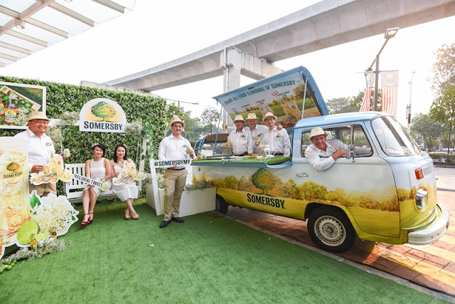 Somersby Kombi mobile bars will be making month-long roving visits in September around Peninsular Malaysia offering consumers a chance to sample Somersby Apple, Blackberry, Sparkling Rosé and the new Elderflower Lime.  