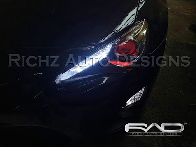 richz auto designs spesialisasi custom headlamp