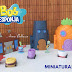 Brinquedos miniaturas Bob Esponja e seus amigos