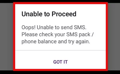 PhonePe App Unable To Proceed Oops! Unable To Send SMS Problem Solved