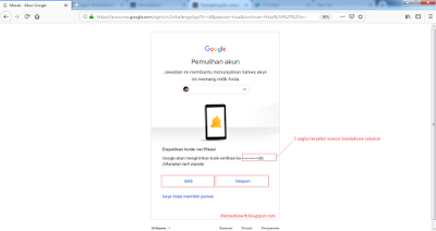 Cara memulihkan password akun google terbaru