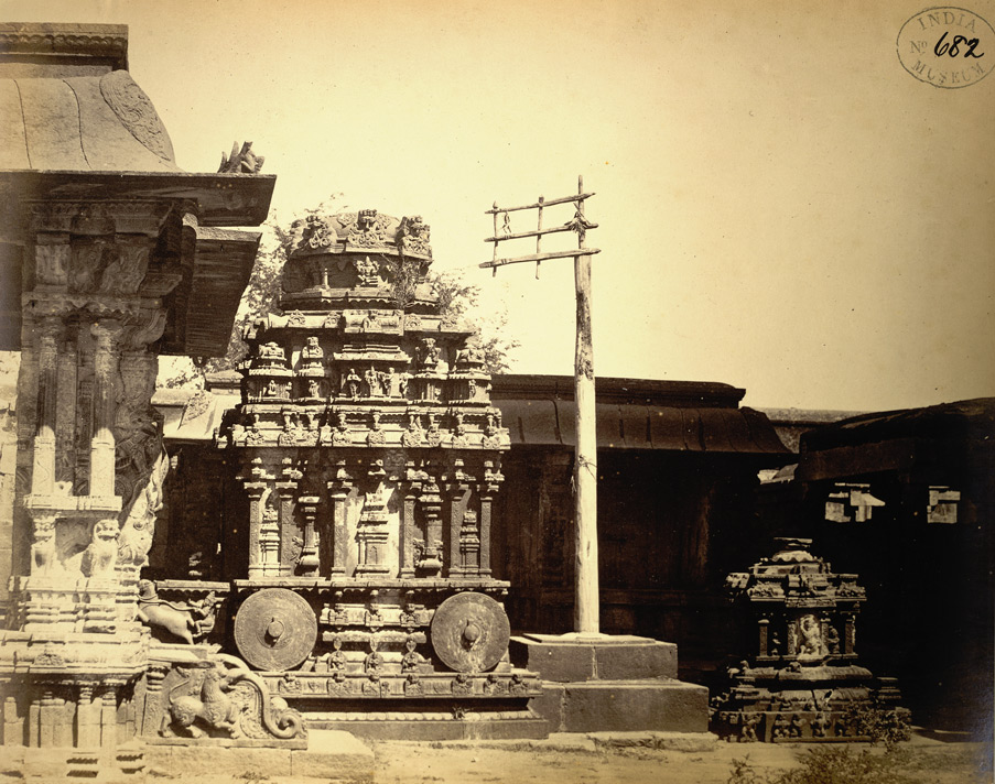 Bugga Ramalingeswara Swamy Hindu Temple, Tadipatri, Anantapur, Andhra Pradesh, India | Rare & Old Vintage Photos (1868)