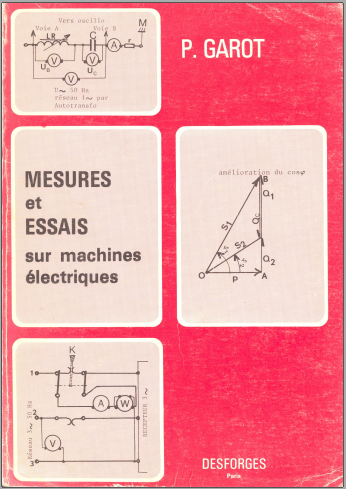 Livre : Mesures et essais sur machines électriques PDF