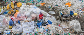 Dandora landfill#3 plastics recycling, Nairobi Kenya 2016.