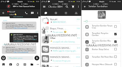 Kumpulan BBM MOD Official Transparan Full DP Apk V3.2.0.6 Terbaru 