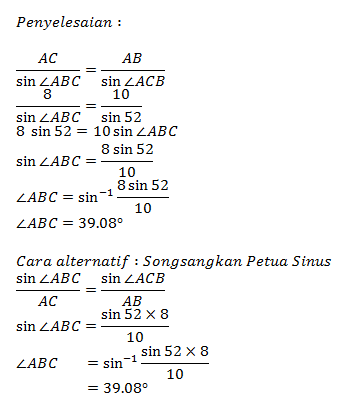 Add Math dan Anda !!: Solution of Triangles