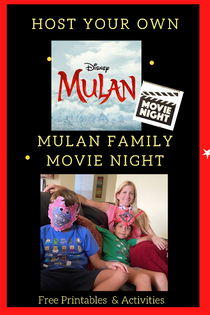 Host Your Own Mulan Family Movie Night - Free Printable & Activities