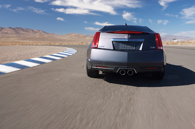 2011 Cadillac CTS-V Coupe Rear View