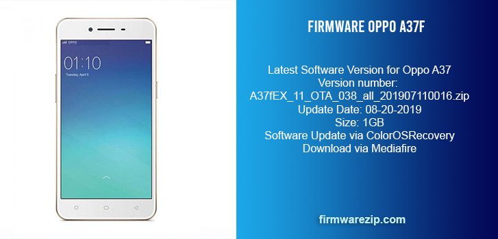 Firmware Oppo A37F