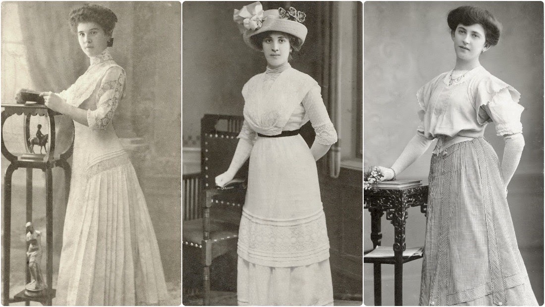 30 Elegant Photos Defined Edwardian Ladies' Fashion ~ Vintage Everyday