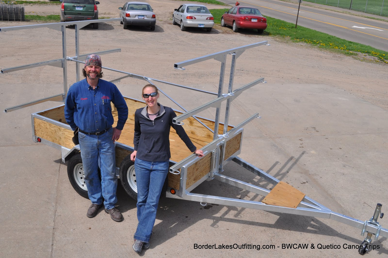 boundary waters blogger: a canoe trailer that will last