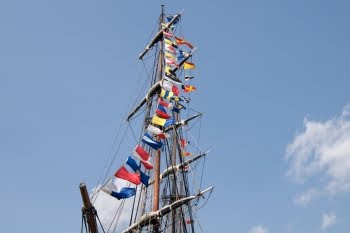 Mast der „HMS Bounty“ © Cornelia Schaible