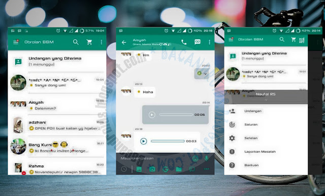 download BBM Mod Thema Green Innovation Versi Terbaru 2.11.0.16 Apk