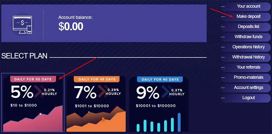 Регистрация в Bitarc 3