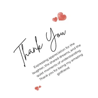 Image of Thank You notes for Girl-friend