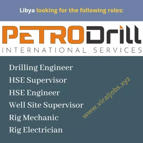Libya looking for the following roles: