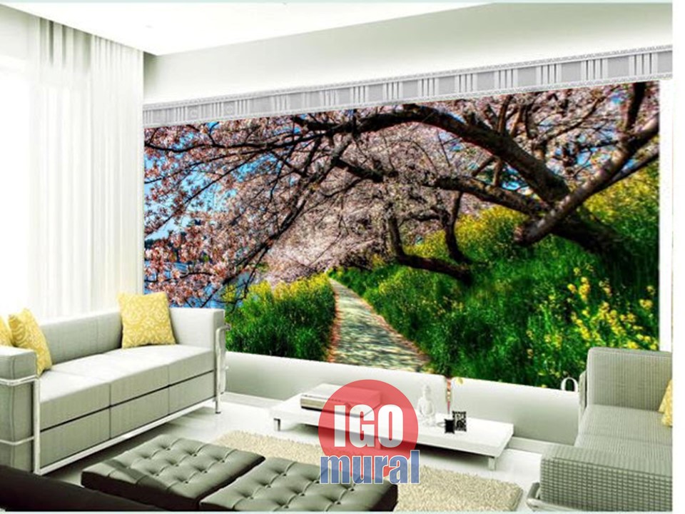 Wallpaper pemandangan Bunga