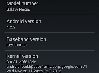 Android 4.2.2 update to Nexus 4, Nexus 7 and Nexus 10