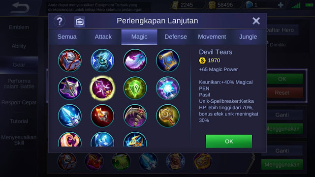 Item Mobile Legends