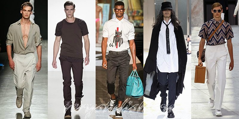 Spring Summer 2015 Men's Shirts And T-Shirts Fashion Trends