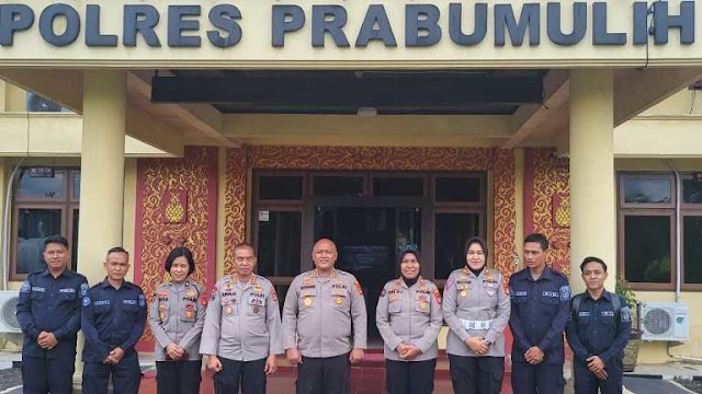 Lakukan Supervisi, Humas Polda Sumsel Kunjungi Polres Prabumulih