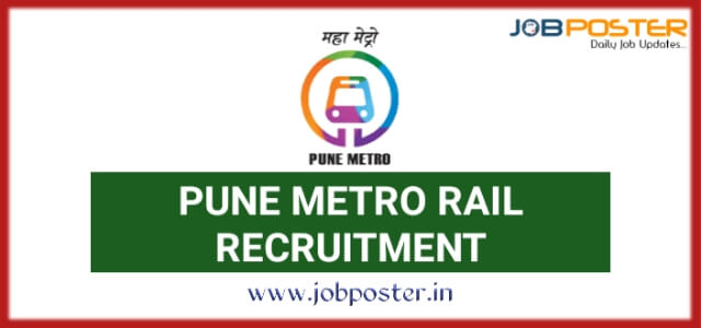Pune Metro Rail Recruitment 2020 Manager Posts | 03 Vacancies