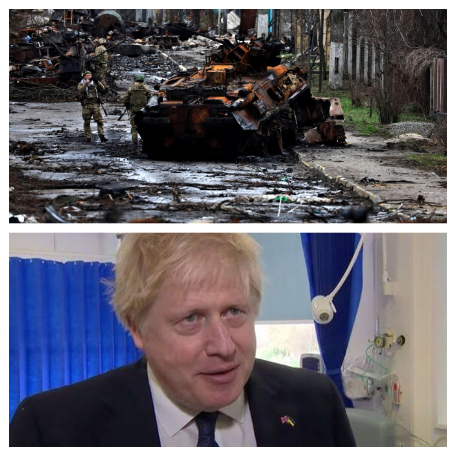 Bucha Fatalities Are 'Not Far Short Of Genocide,' According To The Ukrainian war. Boris Johnson