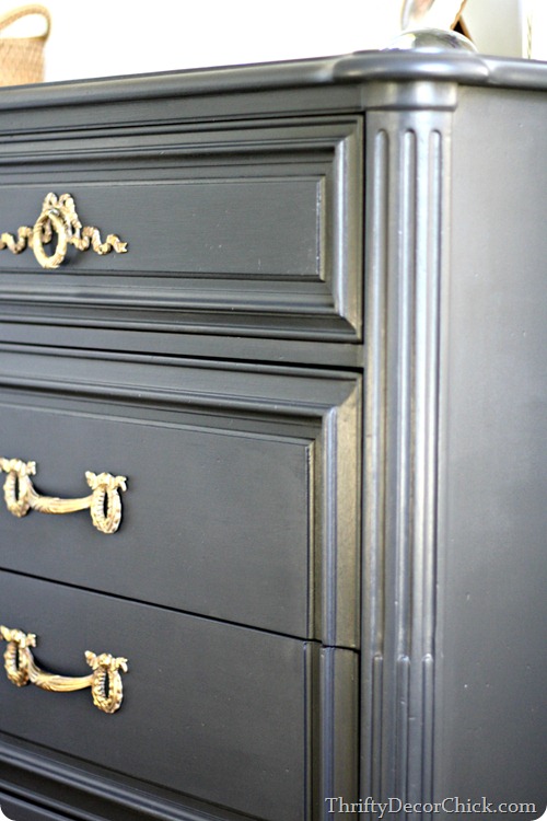 black dresser