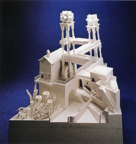 La cascata di Escher secondo Shigeo Fukuda
