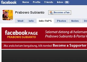 Account Facebook Diblokir Prabowo Kalang Kabut