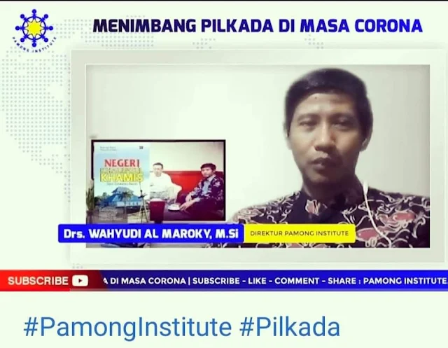 Hadir para Narasumber, Dr. Herironi, M.Si (Ditjend Otda - Kemendagri), Prof. Dr. Suteki, M.Hum (Guru Besar UNDIP), Dr. M. Rizal Taufikurahman (Ekonomi - INDEF), Ryan Fitra, S.STP (Pamong Institue, Kepala Biro Riau/Camat ), Abdul Malik Salasa, S.STP, M.Si (Korset. Bawaslu Kota Tidore Kepulauan). Penulis sendiri hadir sebagai Keynote Speaker dalam diskusi yang di moderatori oleh Bang Kurniawan, S.STP, M.Sc.