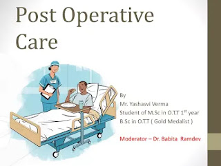 Post Operative Care of Patient PPT Download for free