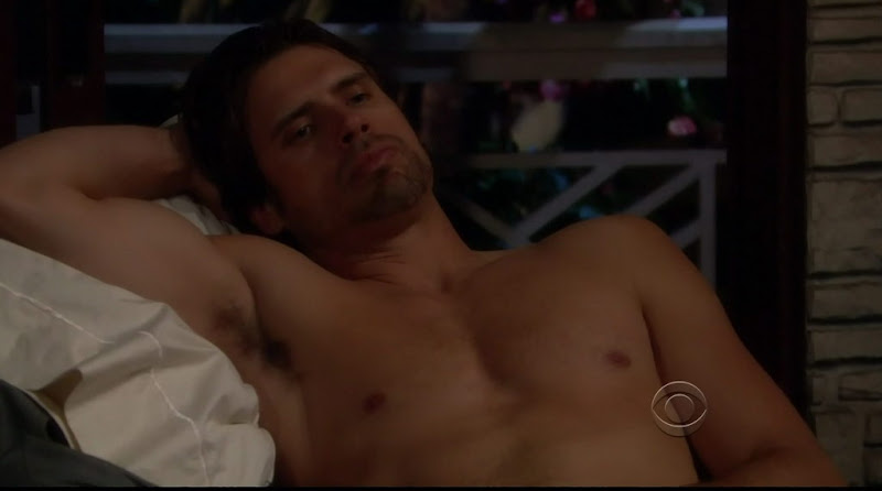 Joshua Morrow Shirtless on Young and the Restless 20110413