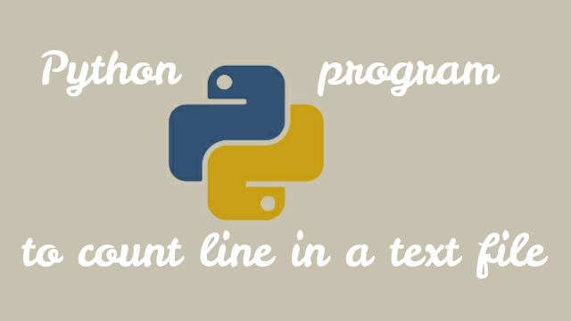How to count number of line in a text file using python