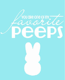 Favorite Peeps Free #Easter #Printable