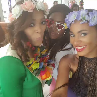 Baby shower: Agbani Darego, Tiwa Savage, others, celebrate Elohor Aisien