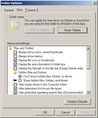 Folder Option