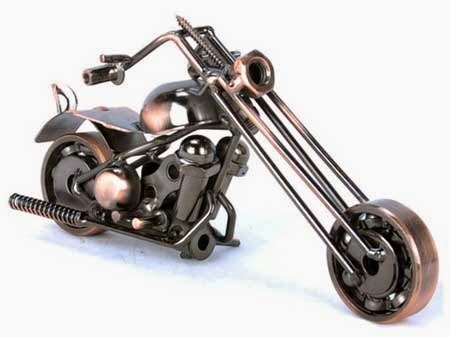 Koleksi Gambar  Motor Unik Mainan  Dari Besi Handmade 